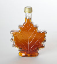 Load image into Gallery viewer, Glass Maple Leaf New York State Pure Maple Syrup
