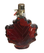 Load image into Gallery viewer, Glass Maple Leaf New York State Pure Maple Syrup
