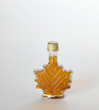 Load image into Gallery viewer, Glass Maple Leaf New York State Pure Maple Syrup
